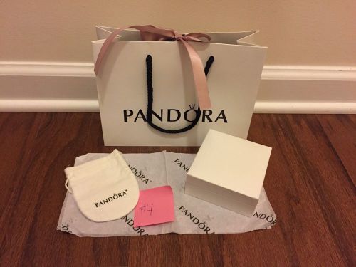 Pandora Gift Bag Box Tissue Pouch Lot