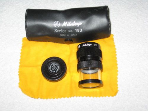 VINTAGE MITUTOYO SERIES 183 POCKET COMPARATOR WITH RETICLE 7X MAGNIFICATION