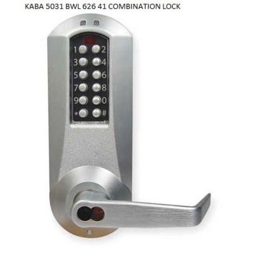 Nib kaba e5031 bwl-626-41 battery operated combination lock for sale