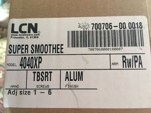 LCN 4040XP SUPER SMOOTHIE RW/PA ALUM. New In Box