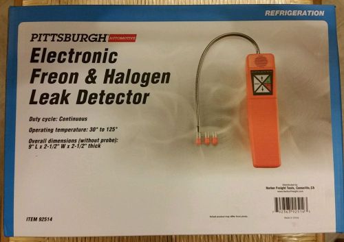 Pittsburgh Electronic Refrigerant Leak Detector Halogen R134a, R12, R22