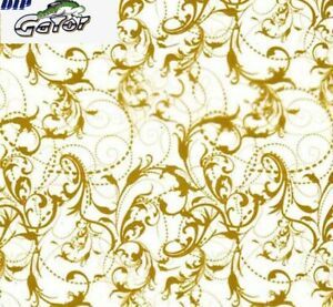 GOLDEN FLOWER glossy Water Transfer Dipping Hydrographics Hydro Film 39X393&#034; US