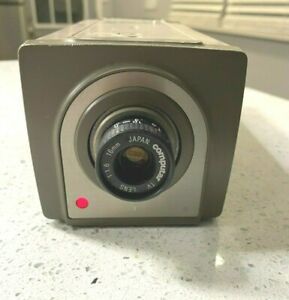 Panasonic WV-1410 CCTV Camera with Japan TV Lens 1:1.6 16mm  RARE VINTAGE
