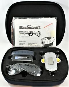 Laser Level And Wall-mounting Base With Case Mastercraft Hawkeye Kit