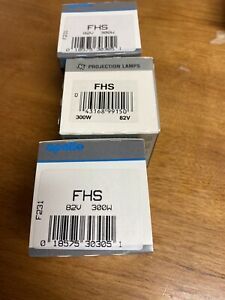 3 FHS  PHOTO, PROJECTOR, STAGE, STUDIO, A/V LAMP/BULB APOLLO