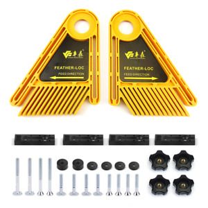 Drillpro Upgraded Multi-purpose Double Feather Board for Router Table Saws Miter
