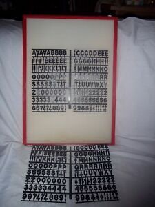 Message Menu Board Sign w/2 Sets of Your Choice of Red/Black/Blue Letter Sets!