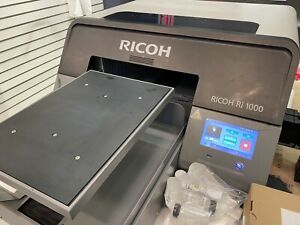RICOH AnaJet Ri1000 DTG Printer 1 yr old + Comes With Many Extras