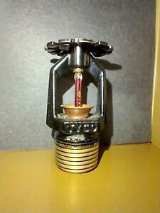 2015 TYCO Model 3231, &#034;BLACK&#034;,155°, 1/2&#034;, Upright-style, Vintage Fire Sprinkler