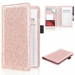 Server Book (2020 Edition), Books for Waitress, AA-Glitter Rose Gold