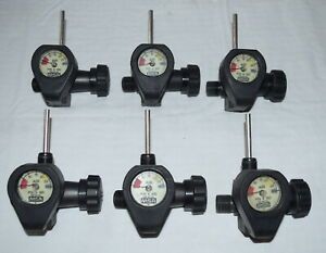 LOT OF SIX 6 MSA SCBA GAUGES 2216