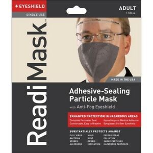 BRAND NEW ReadiMask Adhesive-Sealing Particle Mask You Choose Size FREE SHIP USA