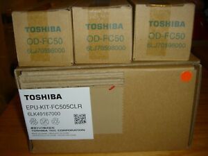 Genuine Toshiba EPU-KIT-FC505 CLR Maintenance Kit 6LK49167000 &amp; (3)OD-FC50 Drums