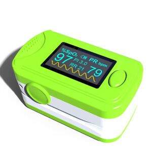 Fingertip Finger Pulse Oximeter SpO2 PR Blood Oxygen Meter Heart Monitor Testing