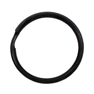 Zak Tool 1.5  Split Key Ring - Color: Black - 50 Pack