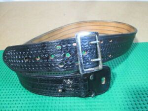 Dutyman Leather Belt 4021 Dutyman Size 38 Full Grain Leather
