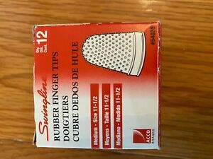 Swingline Rubber Finger Tips Medium - Size 11 1/2- Qty 9 - 3 are missing