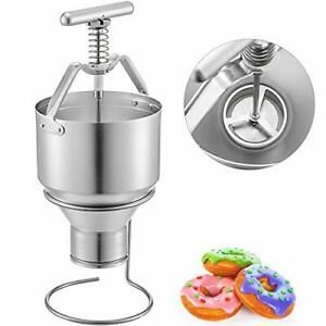 VBENLEM Manual Donut Depositor 5L Dropper Plunger Dough 6 Adjustable Thicknes...