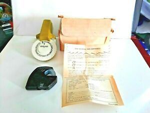 Vintage Dymo Mini Label Maker Green Manual Embossing Labelette