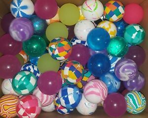 Bulk Lot 100 New Vending Arcade Machine Bouncy Balls 2&#034; .75 Cent Retail