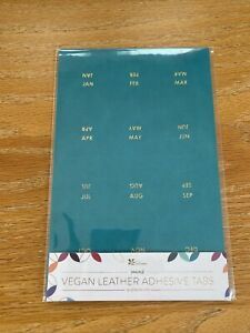 Erin Condren Vegan Leather Adhesive Monthly Tabs