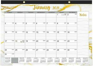2021 Desk Calendar - Yearly Desk Calendar 2021, Desk/Wall Monthly Calendar Pa...