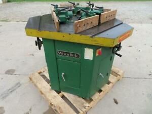 Good Used 1997 Woodtek 3 Head Spindle Shaper Model 832287 from School Shop