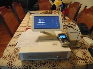 Clover POS Terminal C100 w/Debit Pad, Cash Drawer &amp; Brother Label Printer