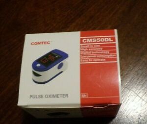 Contec Finger Pulse Oximeter Digital Blood Oxygen Saturation &amp; Pulse LED Display