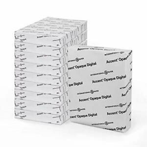 Accent Opaque White Printer Paper 8.5” x 11” 40lb Bond/100lb Text Copy Paper ...