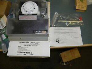 NEW NATIONAL TIME &amp; SIGNAL D900-DD-PHOTO 2-WIRE ADDRESSABLE DUCT SMOKE DETECTOR