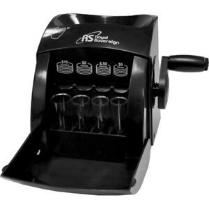Manual Coin Sorter Counting Machine Counter Money Cash Sorting Anti Jam Roll