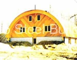 DuroSPAN Steel 42x22x17 Metal Quonset Building Home Kit Open Ends Factory DiRECT