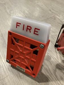 Wheelock 7004t-115 Fire Alarm Horn Strobe With Back box. Free Shipping