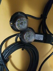 2 Used Whelen Engineering Vertex Super-LED lights in  6 led vertex white