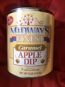 Midway’s Finest Caramel Candy Apple Dip 8 lb Bulk Can 3.6kg Gold Medal Products