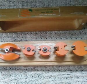 CMT Tools Router Bit Set Ogee Kitchen Set 5-piece 1/2&#034; shank, Item 800-509