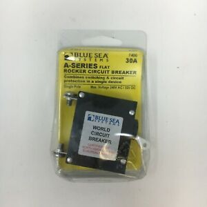 &#034;Open Box - Never Used&#034; - Blue Sea Systems A-Series White Toggle Circuit Breaker