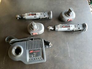Two INGERSOLL RAND R140 1/4&#034; RATCHET Wrench. WORKING + 2 BATTERIES, 1 Charger