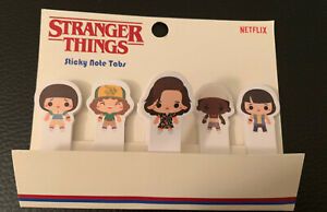 Netflix Stranger Things Character Sticky Note Tab Official Merchandise LOUNGEFLY