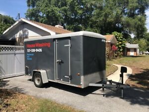 Fully outfitted Softwash and Pressure wash trailer ready to work NOW