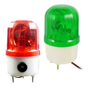 Set of 2 LED Signal Warning Lamp DC12V Rotating Lamp Emergency Lighting