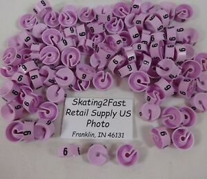 #6 Hanger Size Markers Bag of 100 Qty. Retail Store Supply Hanger Garment