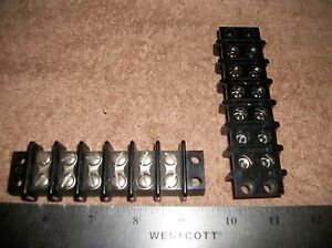 LOT OF KULKA TERMINAL BLOCK DUAL 6 CONNECTIONS A