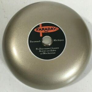 Faraday Inc. 6 Inch Replacement Bell Gong Beige (Gong Only) NOS in Original Box