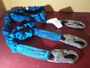 Miller Manyard - 2 Shock Absorbing Lanyard 6 Ft. Model 232MD/6FTBL W Snap Hooks