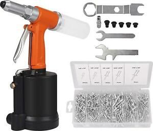 Pneumatic Tool Kamtop Air Hydraulic Double Power Pop Rivet Gun 3/32 , 1/8 , ,