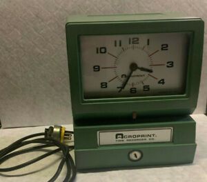 ACROPRINT TIME RECORDER | TIME CLOCK