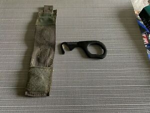 Benchmade Safety Cutter, Fixed Blade, Hook, 440C Stainless Steel, 4 3/8 in L.