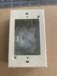 Wiremold V5741 Switch &amp; Interrupter Receptacle Box 1-3/8&#034;